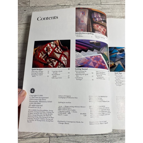 Quilting by Machine 1990 Singer Sewing Reference Library - Picture 5 of 9